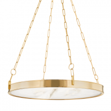  7230-AGB - 1 LIGHT CHANDELIER