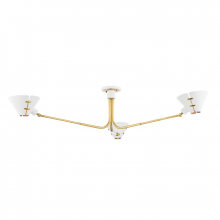  KBS1752803-AGB/SWH - 3 LIGHT SEMI FLUSH