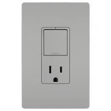  RCD38TRGRY - radiant® SP/3WAY SW+15A TR OUTLET GRY