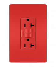  2097TRRED - radiant? Spec Grade 20A Tamper Resistant Self Test GFCI Receptacle, Red