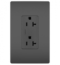  TR26352RBK - radiant? Spec Grade 20A Tamper-Resistant Receptacles, Black