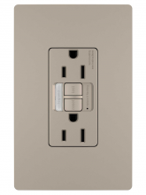  1597NTLTRNICC4 - radiant? 15A Tamper-Resistant Self-Test GFCI Outlet with Night Light, Nickel