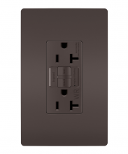  2097TRWR - radiant? Spec Grade 20A Weather Resistant Self Test GFCI Receptacle, Brown