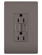  1597TR - radiant? Spec Grade 15A Tamper Resistant Self Test GFCI Receptacle, Brown