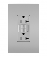  2097TRGRY - radiant? Spec Grade 20A Tamper Resistant Self Test GFCI Receptacle, Gray