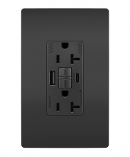 Legrand Radiant 2097TRWRUSBACBK - radiant Tamper-Resistant Weather-Resistant 20A Duplex Self-Test GFCI Receptacles wt SafeLock Pro