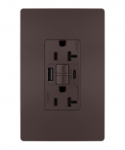 Legrand Radiant 2097TRUSBACDBC4 - radiant Tamper-Resistant 20A Duplex Self-Test GFCI Receptacles wt SafeLock Protection, Type A/C