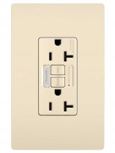  2097NTLTRLA - radiant? 20A Tamper Resistant Self Test GFCI Outlet with Night Light, Light Almond