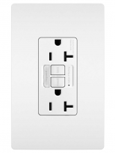  2097NTLTRW - radiant? 20A Tamper Resistant Self Test GFCI Outlet with Night Light, White