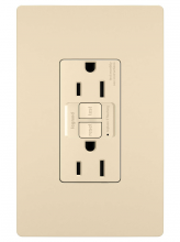  1597TRI - radiant? Spec Grade 15A Tamper Resistant Self Test GFCI Receptacle, Ivory