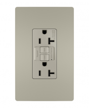  2097TRNICC4 - radiant? Spec Grade 20A Tamper Resistant Self Test GFCI Receptacle, Nickel