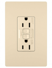  1597TRWRICCD4 - radiant? Spec Grade 15A Weather Resistant Self Test GFCI Receptacle, Ivory