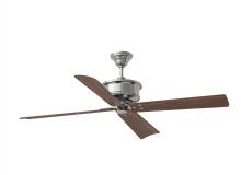  4SBWR56PN - Subway 56" Indoor/Outdoor Polished Nickel Ceiling Fan with Handheld Remote Control