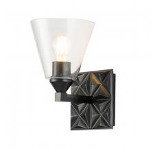  BB1302MB-1 - Alpha 1 Light Wall Sconce With Glass