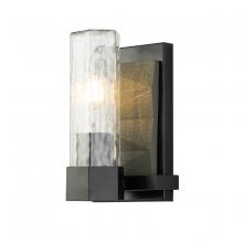  BB91595-1 - Novarre 1 Light Wall Sconce In Black And Grey