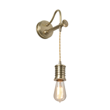  EL/DOUILLE1AB - Douille Sconce Rustic and Industrial Wall Art in Antique Brass