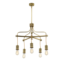  EL/DOUILLE5AB - Douille Antique Brass Industrial Rustic chandelier