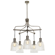  EL/DOUILLE5PNGS753 - Douille chandelier with glass Industrial D?cor with Silver