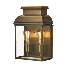  EL/OLDBAILEYLBR - Old Bailey Brass Outdoor Wall Lantern Large Made in Solid Brass Porch Lighting Fixture