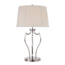  EL/PM/TLPN - Pimlico Table Lamp Polished Nickel with Crystal by Lucas McKearn
