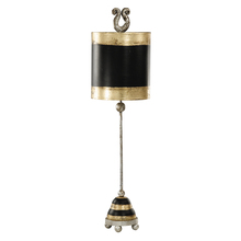  TA1023 - Phoenician Black & Gold Vintage Inspired Accent Table Lamp By Lucas McKearn