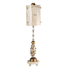  TA1032 - Lucas McKearn Pome Creamy Gold and Silver Accent Table Lamp