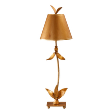  TA1183 - Red Bell Gold Buffet Table Lamp