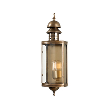  EL/DOWNING ST BR - Downing Street Brass Outdoor Porch Wall Lantern