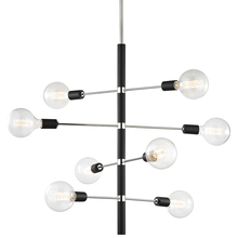  H178808-PN/BK - Astrid Chandelier