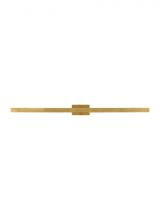  700DES36NB-LED930 - Dessau Modern dimmable LED 36 Picture Light in a Natural Brass/Gold Colored finish