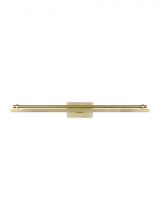  SLPC11630NB - The Kal 24-inch Damp Rated 1-Light Integrated Dimmable LED Picture Light in Natural Brass