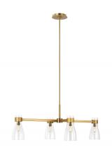  AEC1014BBS - Four Light Linear Chandelier