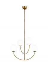  AEC1054BBS - Four Light Chandelier