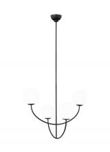  AEC1054MBK - Four Light Chandelier