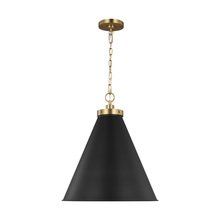  CP1281MBKBBS - Large Cone Pendant