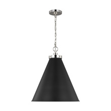  CP1281MBKPN - Large Cone Pendant