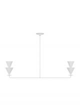  LXC1102CPST - Cornet Casual 2-Light Indoor Dimmable Extra Large Linear Chandelier