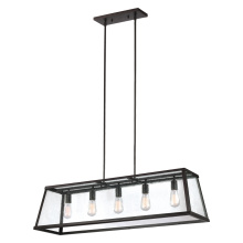 Visual Comfort & Co. Studio Collection F3073/5ORB - Harrow Linear Chandelier