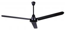  CP60DW10N - Industrial DC Fan, CP60DW10N, 60" Fan, BK Color, Downrod Mount, HIGH PERFORMANCE WEATHERPROOF