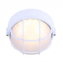  LOL387WH - LED Outdoor Light, Frosted Glass, 12W Integrated LED, 750 Lumens, 7.5" W x 4.5" H x 7" D