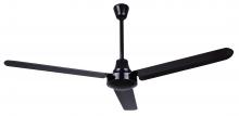  CP56D10N - Industrial DC Fan, CP56D10N, 56" Fan, BK Color, Downrod Mount, HIGH PERFORMANCE