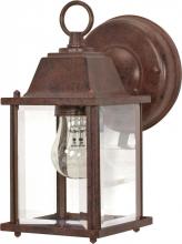  60/637 - 1 Light 9" - Cube Lantern with Clear Beveled Glass - Old Bronze Finish