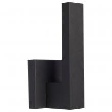  62/1425 - Raven LED Outdoor Sconce; 10 Inch; Textured Matte Black Finish; 8 Watts; 3000K