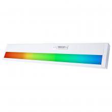 Nuvo 63/553 - 22 Inch; LED; SMART - Starfish; RGB and Tunable White; Under Cabinet Light; White Finish