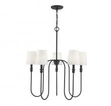  M10077AI - 5-Light Chandelier in Aged Iron
