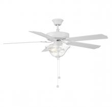  M2019WHRV - 52" 2-Light Ceiling Fan in Bisque White