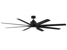  M2025MBK - 72" LED Outdoor Ceiling Fan in Matte Black