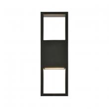  69620/LED - Reflection Point 15'' High LED Outdoor Sconce - Matte Black