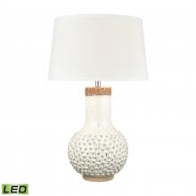  H0019-7993-LED - Elinor 32'' High 1-Light Table Lamp - White - Includes LED Bulb