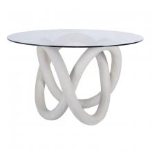  H0075-9439 - Knotty Dining Table - White